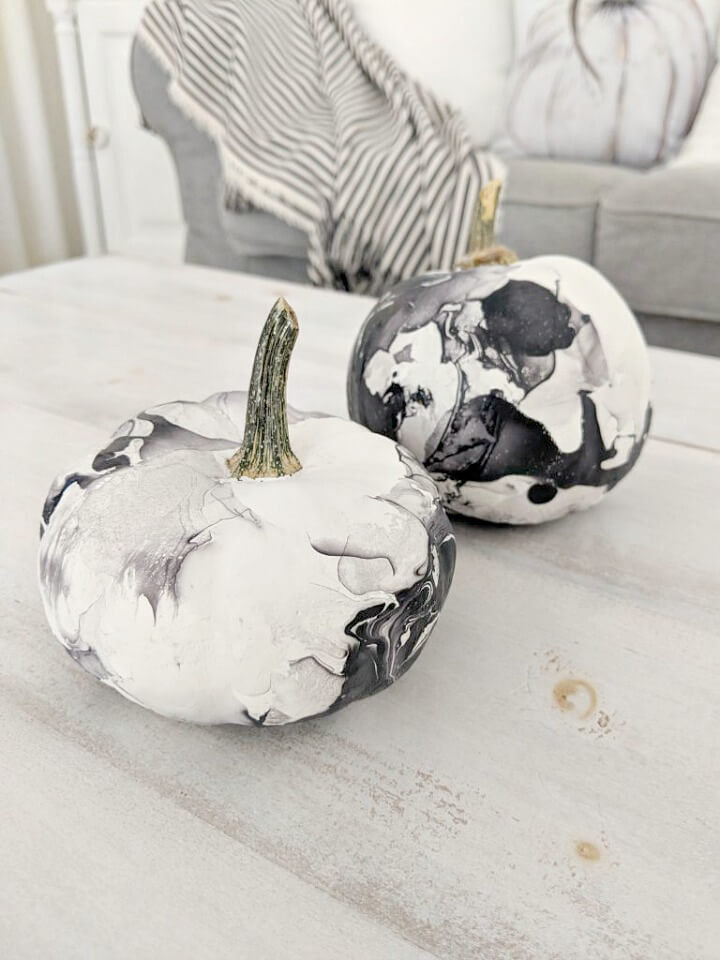 black & white marbled pumpkins northernfeeling.com