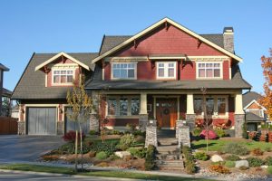 Beige Exterior and Redwood Stain Combinations