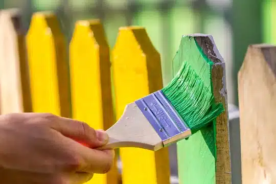 Add Hues to a Boring Pallet Fence