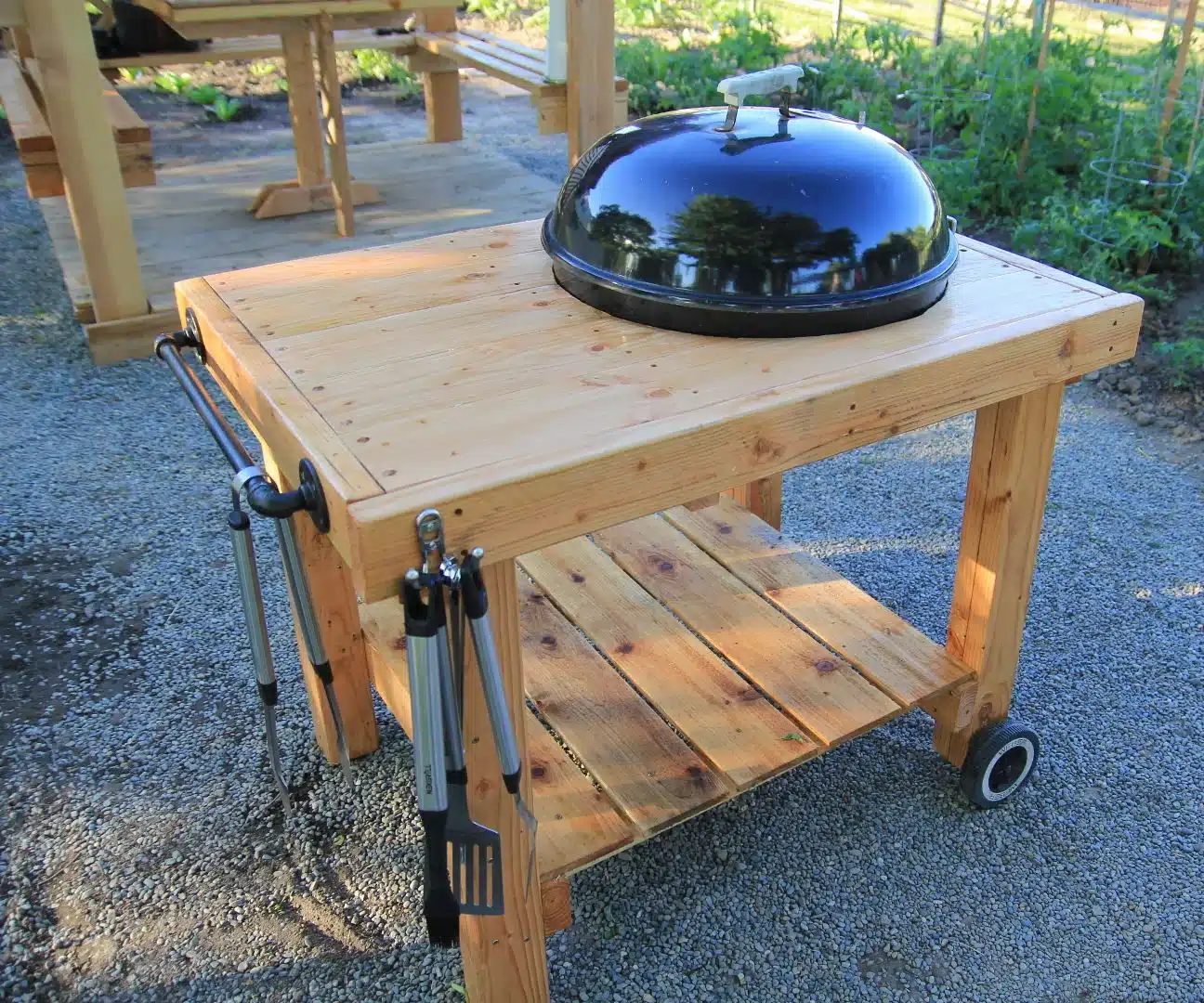 BBQ Grill Cart