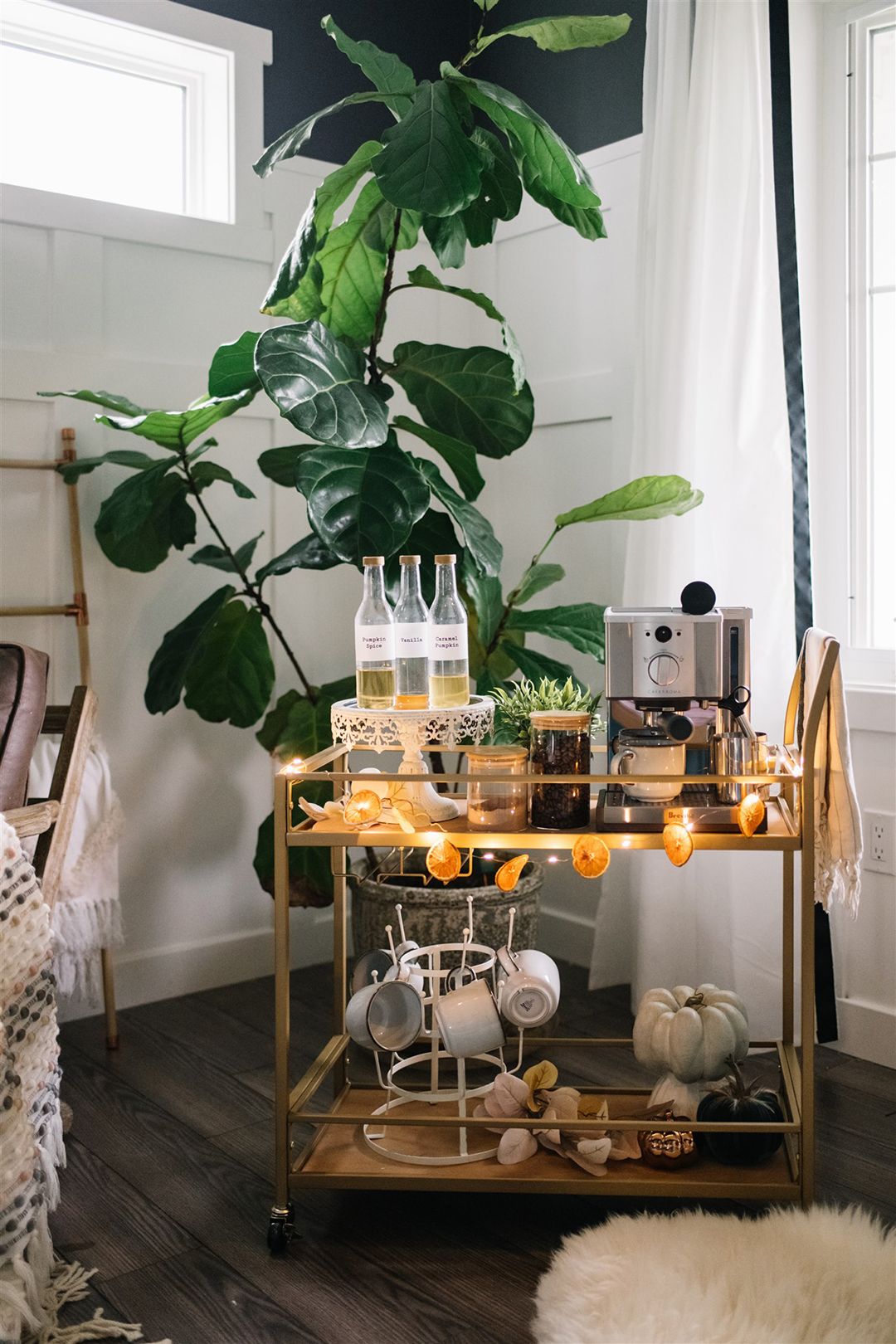 Coffee Station with a Green Thumb