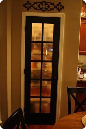Colored Frosted Glass Pantry Doors