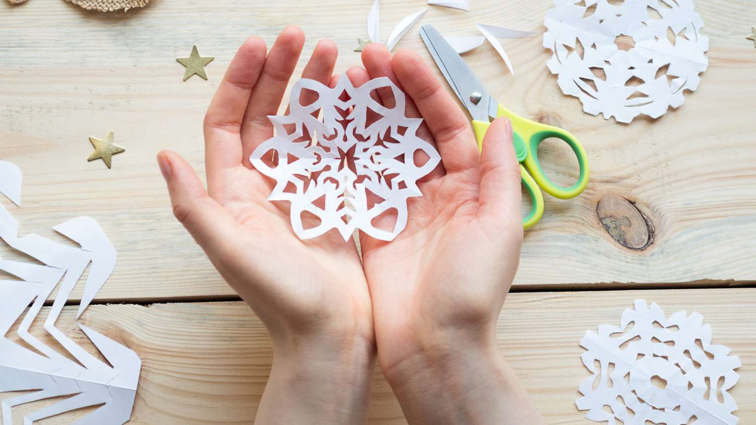 DIY Snowflakes.