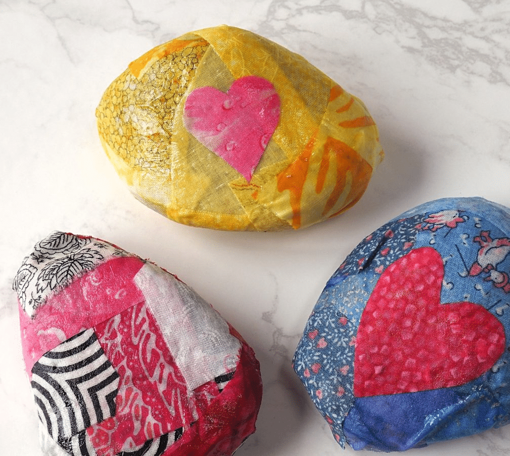 Fabric Rock Paperweight