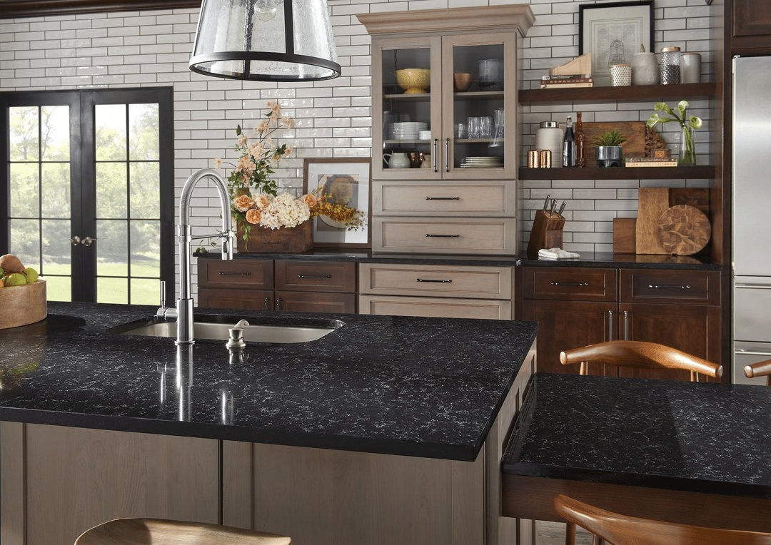 Black Countertop Kitchen Ideas for a Striking Impression - Farmhousehub