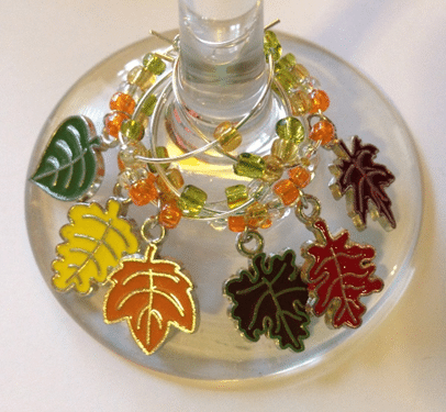 Festive Wine Charms