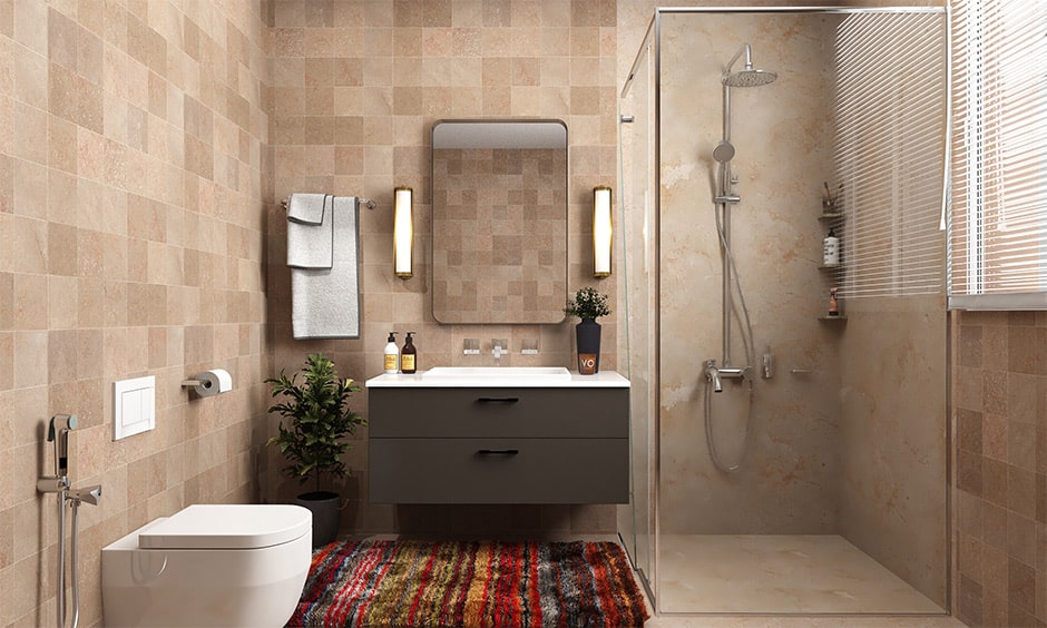 Make the Most of Your Bathroom Wall