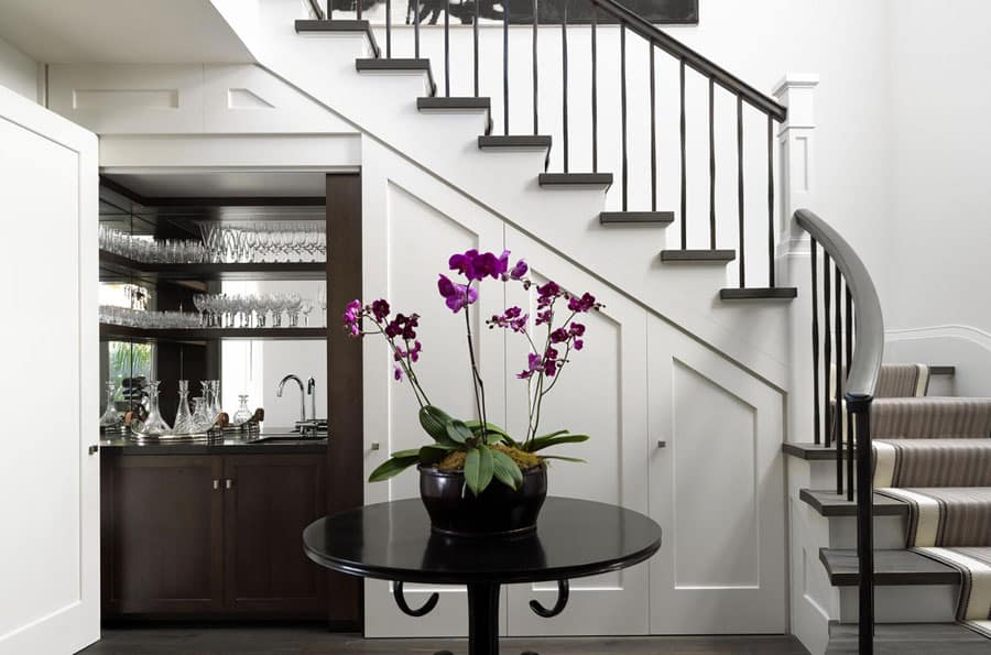 Mini Wine Storage Using the Stairwell