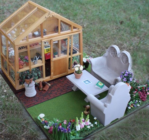 Miniature Fairy Greenhouse