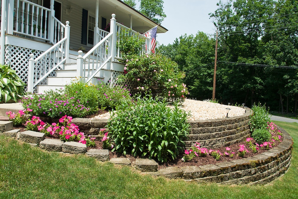 How to deal with hilly front yard lanscape