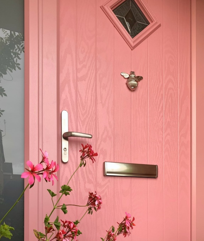 Pink Front Door.