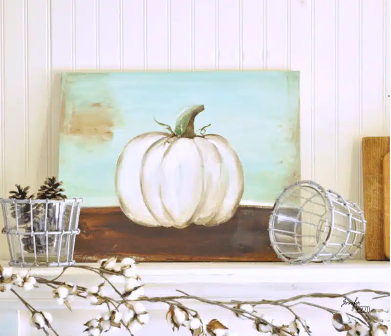 Pumpkin Canvas Painting