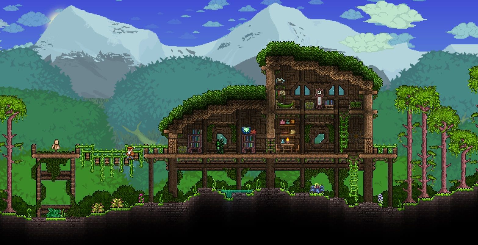 Terraria Jungle House