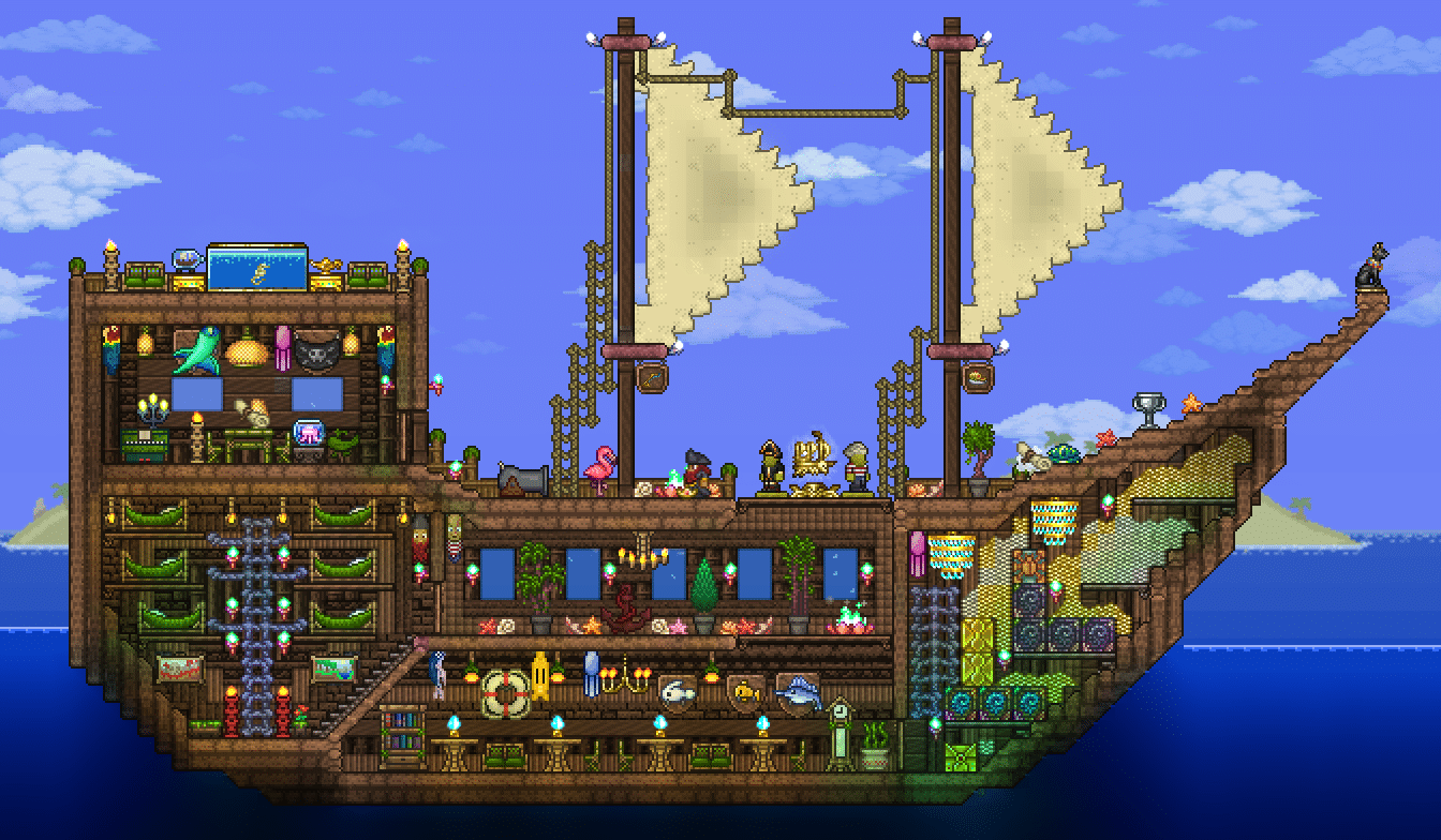 Terraria Ship House