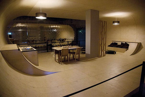 The Skateboard House