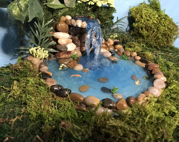 Diy fairy 2024 garden pond