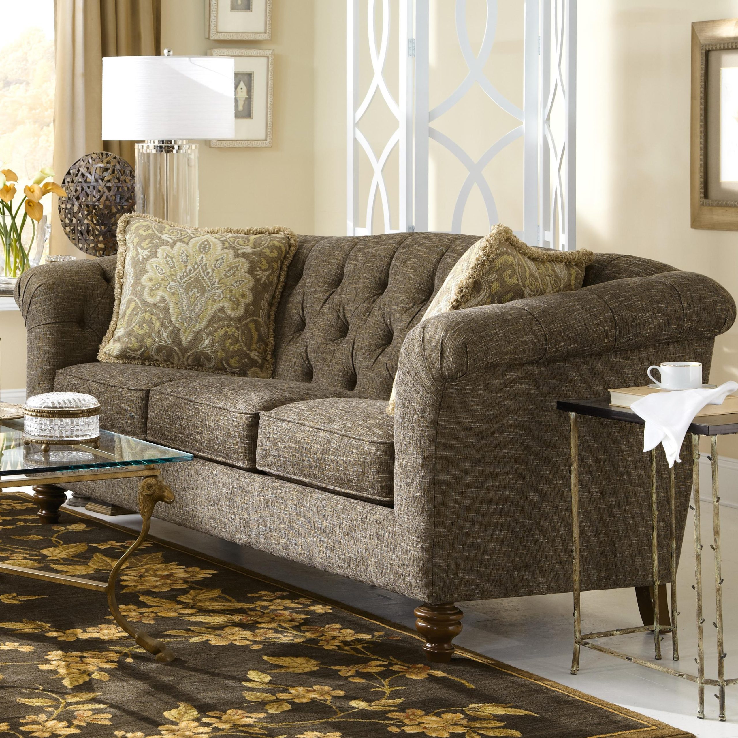 Tufted Couches.