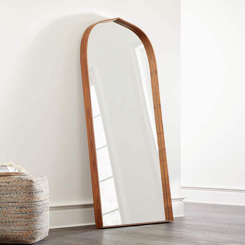 Walnut Floor Mirror