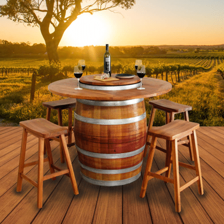 Wine Barrel Table