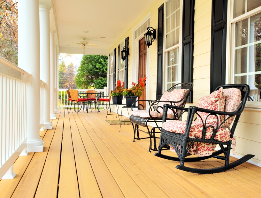 Black Trim Furniture and Chair