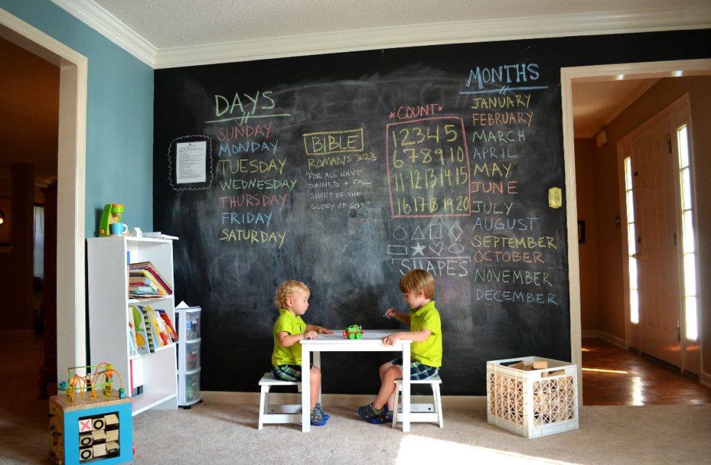 Chalkboard Wall for Your Kid's Bedroom