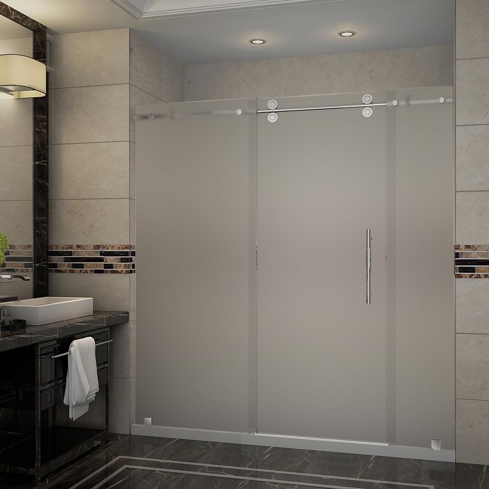 Frosted Glass Shower Door