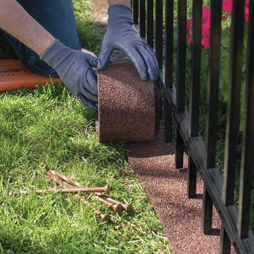 Rubber Mulch Edging