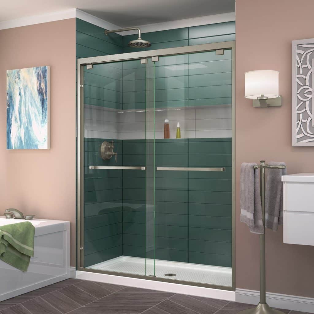 Semi- Frameless Glass Shower Door