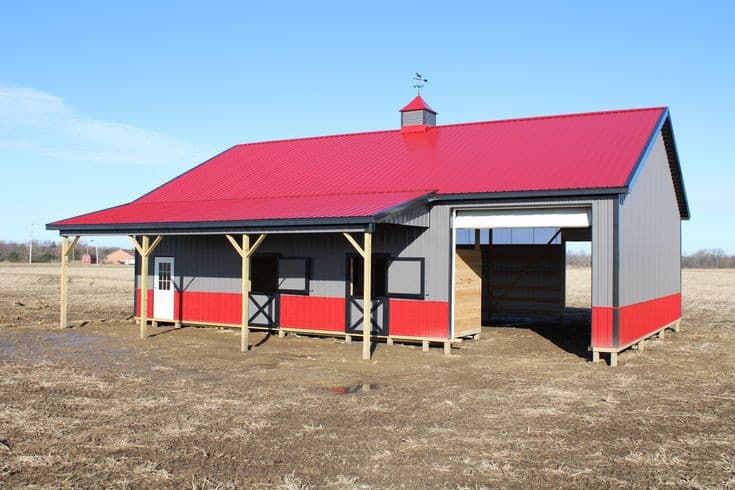 Simple DIY Pole Barn Shed