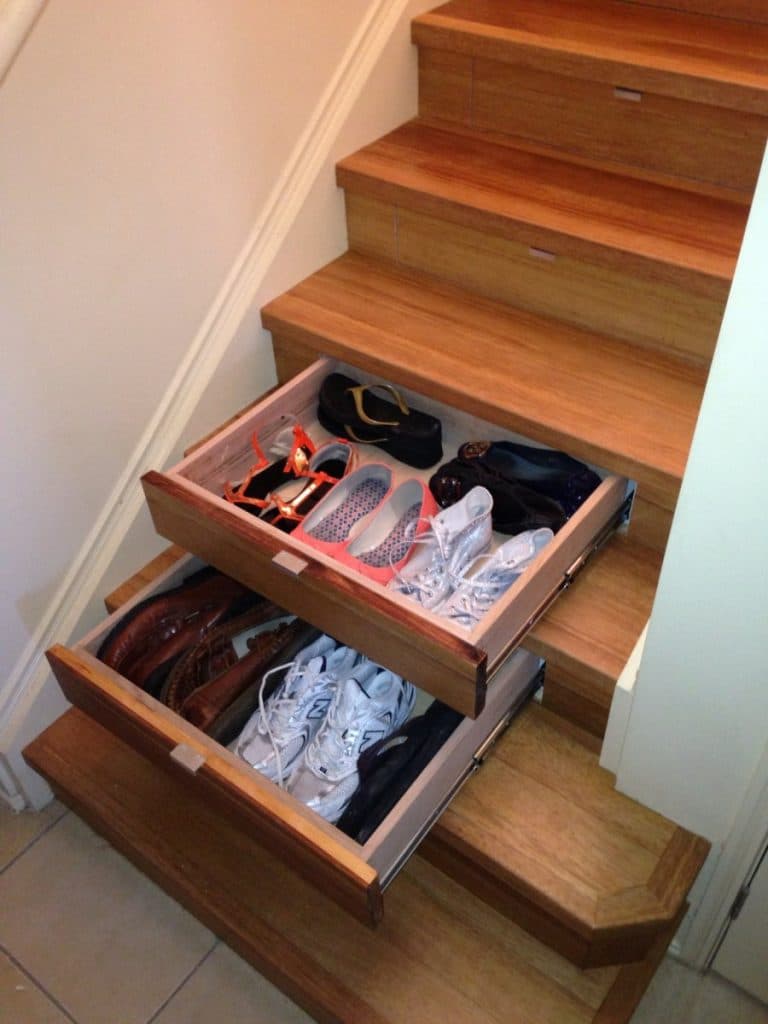 Steps as Drawers