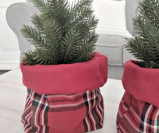 simple plaid baskets from Ikea tea towels northernfeeling.com