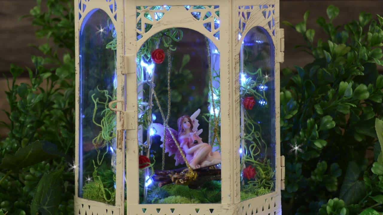 Fairy Garden In Lantern