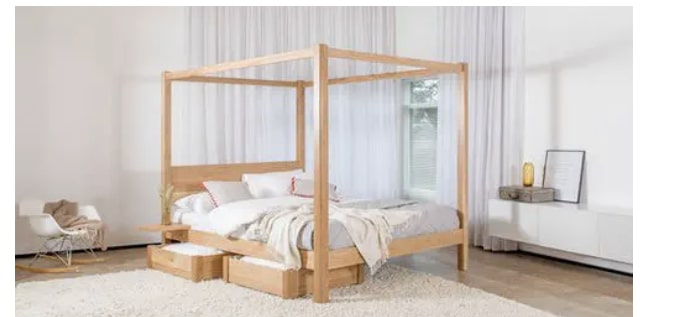 15 Elegant Four Poster Bed Frames to Transform Your Bedroom - Northern ...