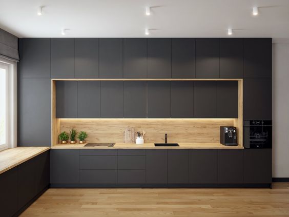 Wooden Combinations for a Natural-Looking Kitchen