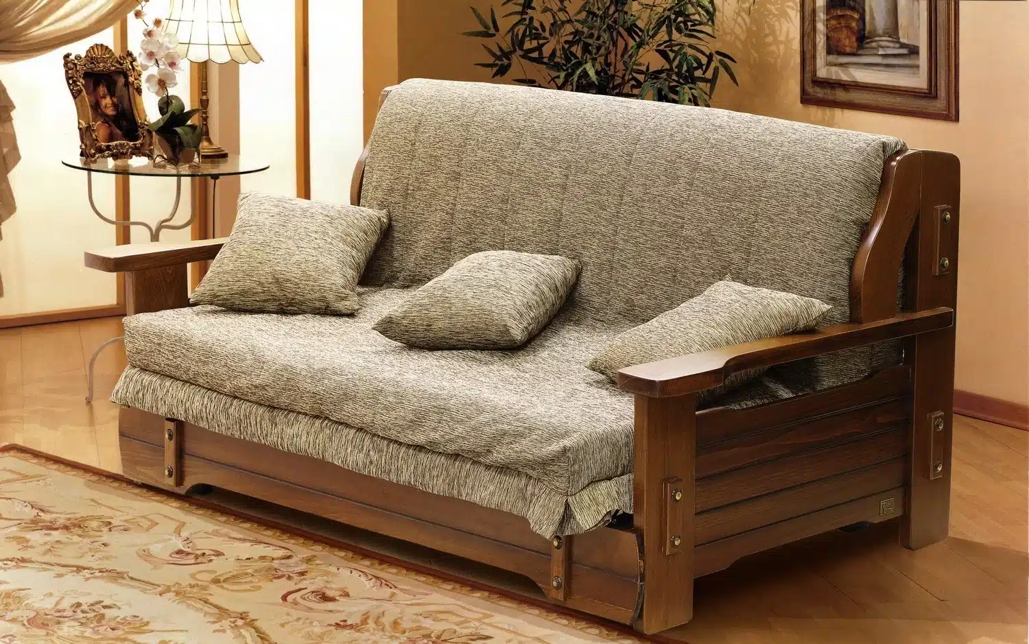 Wooden Sofas.