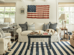 preppy decor living room