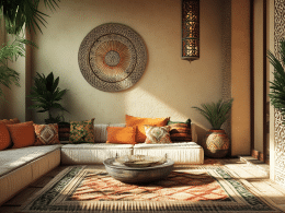 Moroccan-Inspired Living Room: Creating a Cozy and Inviting Atmosphere with Exotic Accents