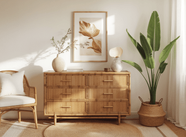 bamboo dresser