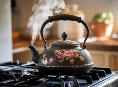 cast iron tea kettle